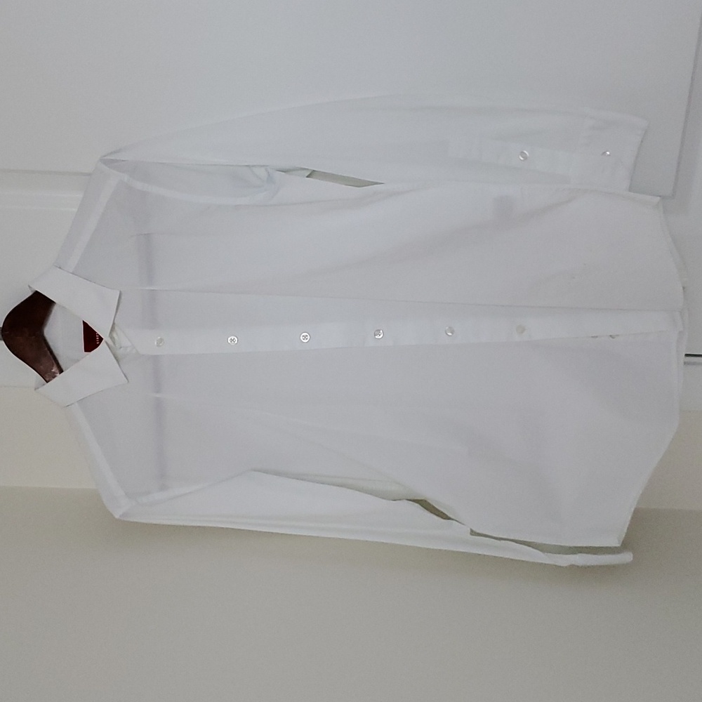 Alfani slim fit white button up